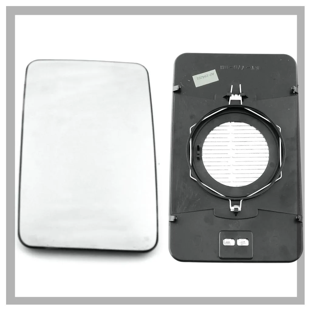 Clip on Wing Mirror Glass — Pair (Left Passenger + Right Driver)