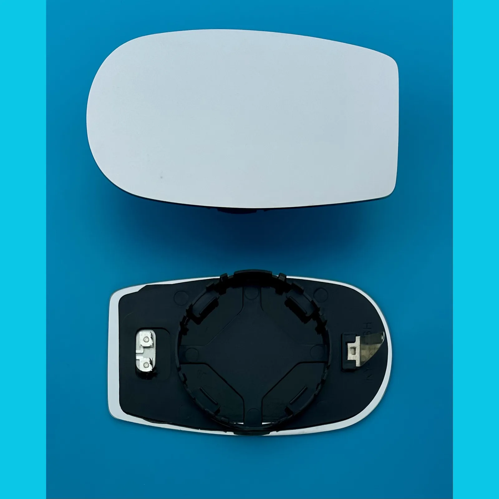 Fiat Punto Clip-on Wing Mirror Glass 1999-2006 — Heated, Convex — Right Driver Side