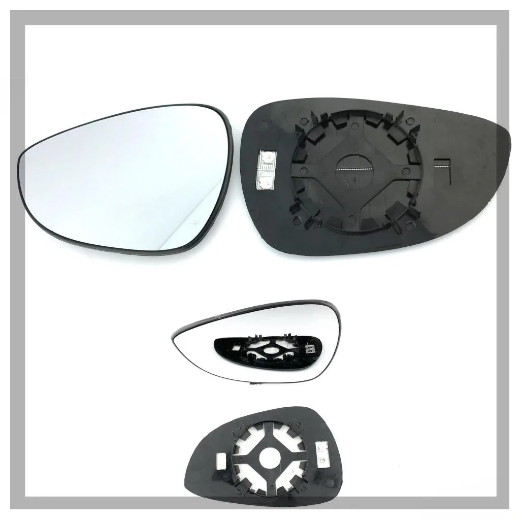 Clip on Wing Mirror Glass — Left Passenger Side