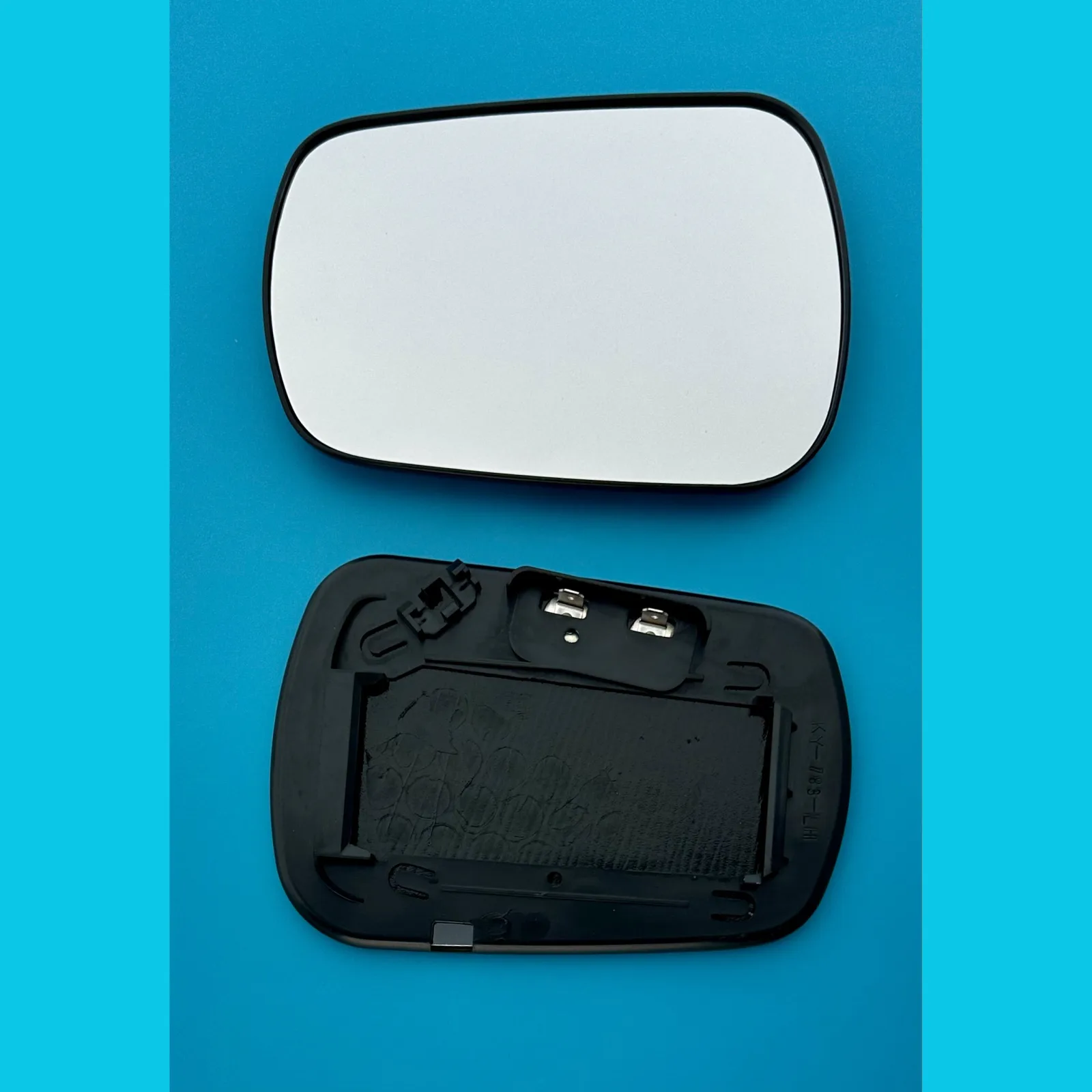 Ford Fiesta Clip-on Wing Mirror Glass 2001-2008 — Heated, Wide Angle — Left Passenger Side