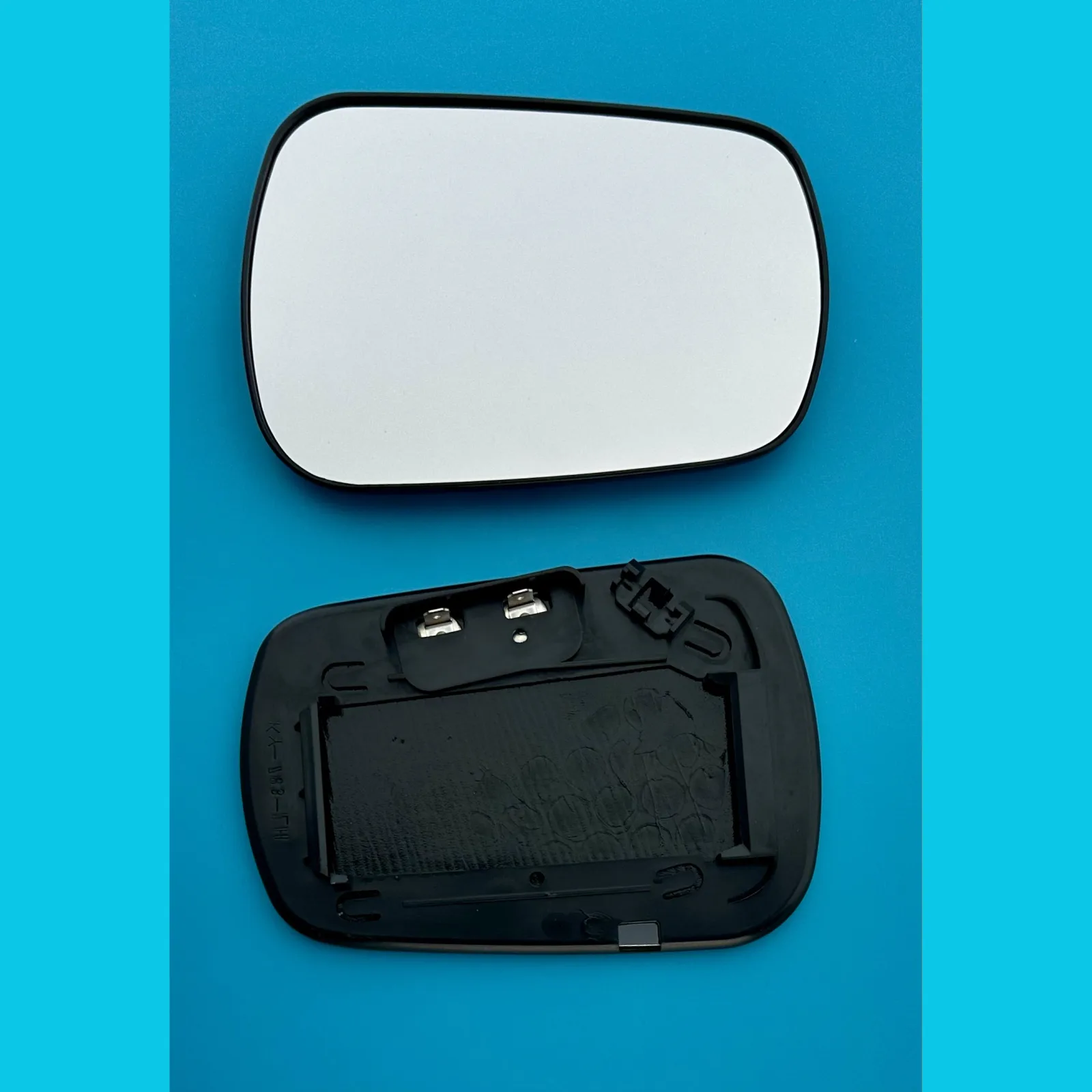 Ford Fiesta Clip-on Wing Mirror Glass 2001-2008 — Heated, Wide Angle — Right Driver Side