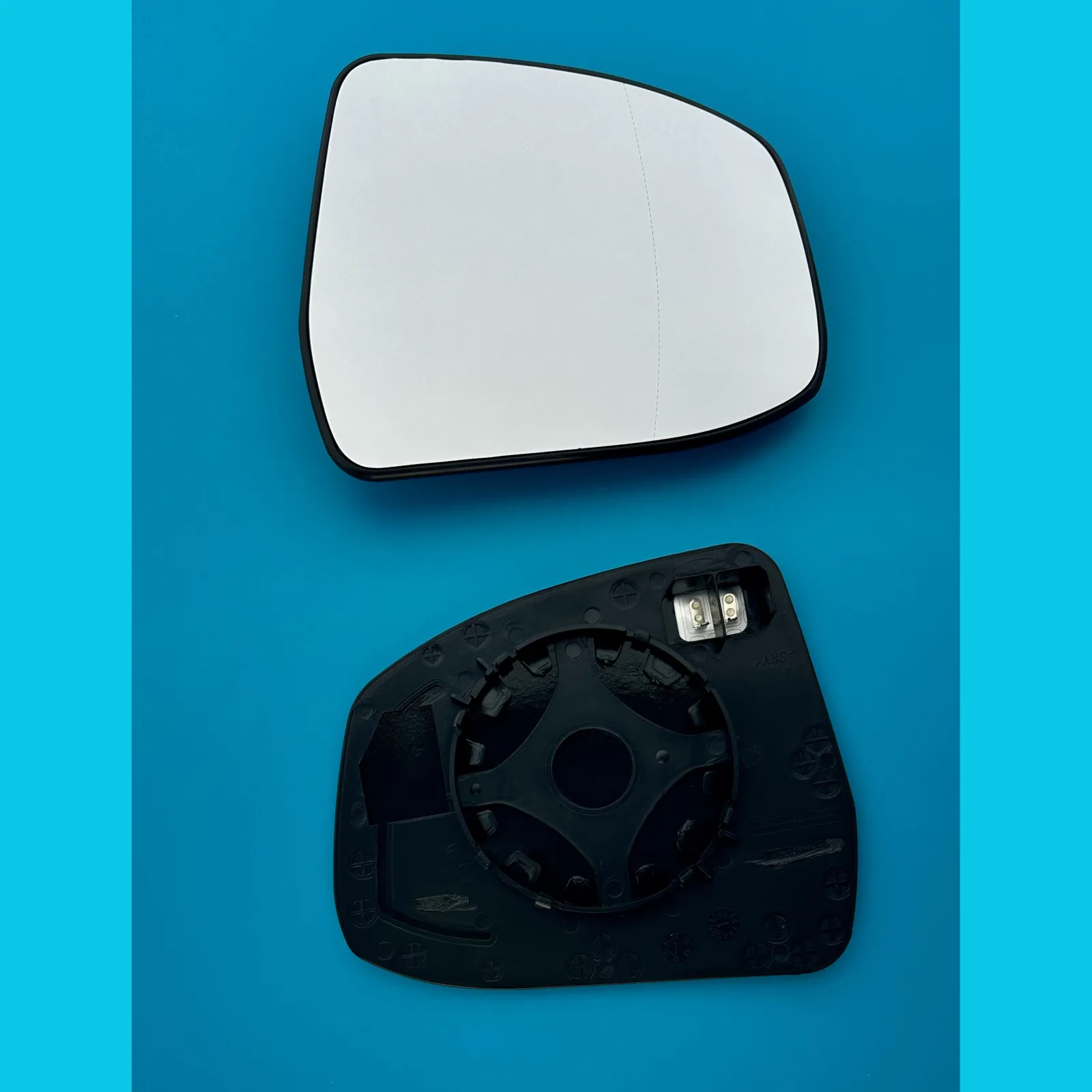 Clip on Wing Mirror Glass — Right Driver Side