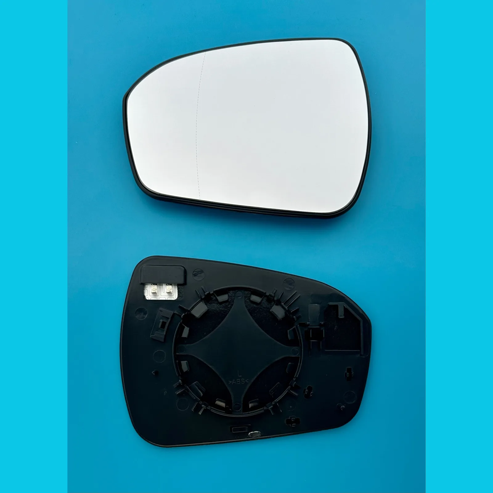 Ford Mondeo Clip-on Wing Mirror Glass 2015-2018 — Heated, Wide Angle — Left Passenger Side