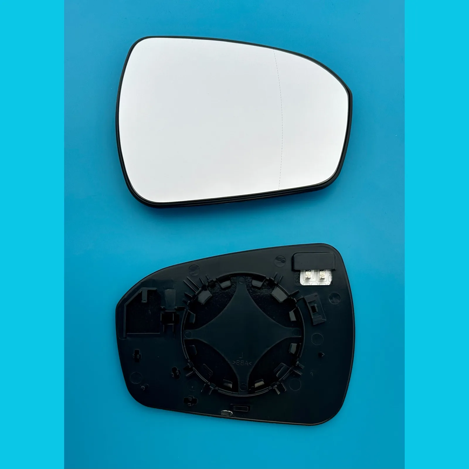 Ford Mondeo Clip-on Wing Mirror Glass 2015-2018 — Heated, Wide Angle — Right Driver Side