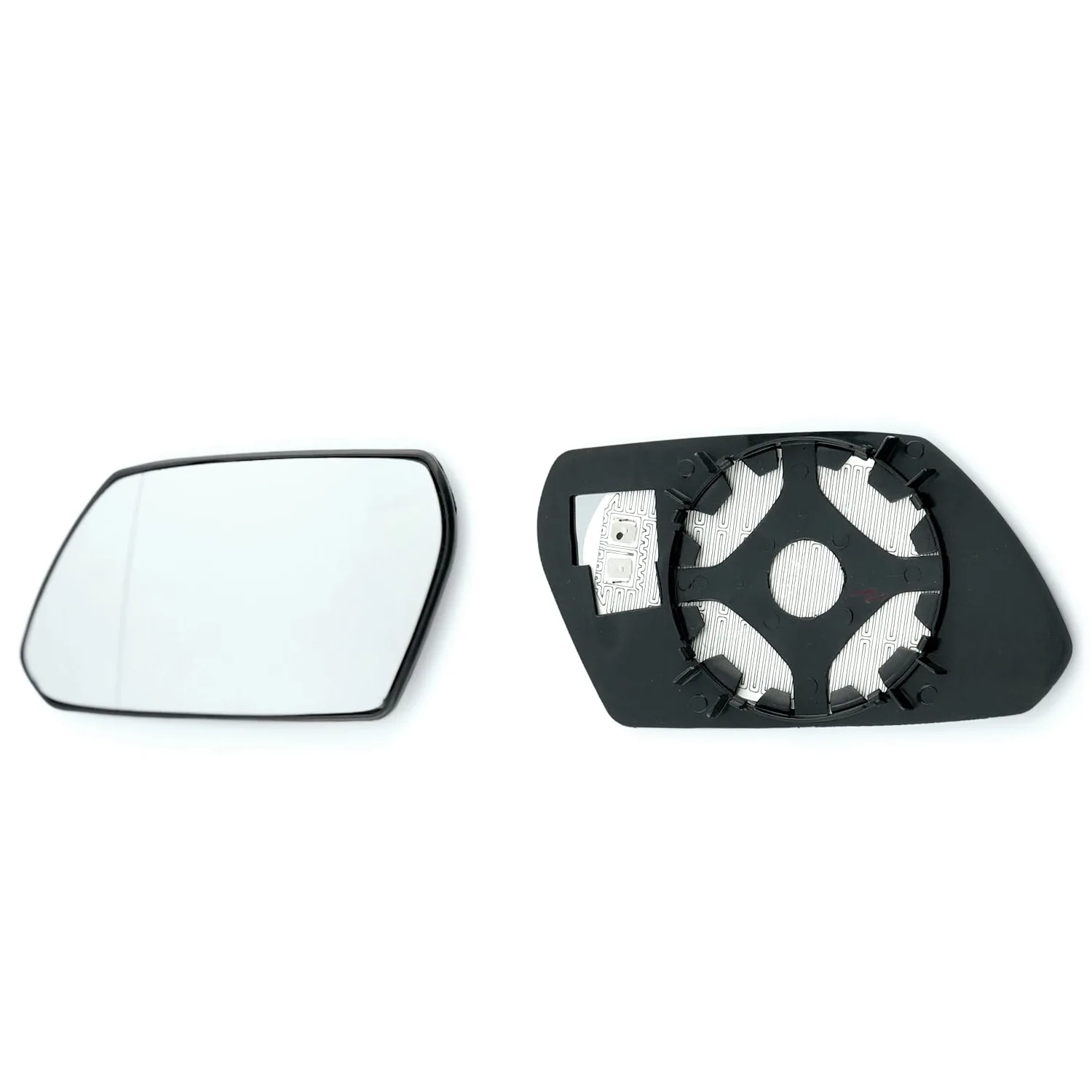 Ford Mondeo Clip-on Wing Mirror Glass 2001-2003 — Heated, Convex — Left Passenger Side