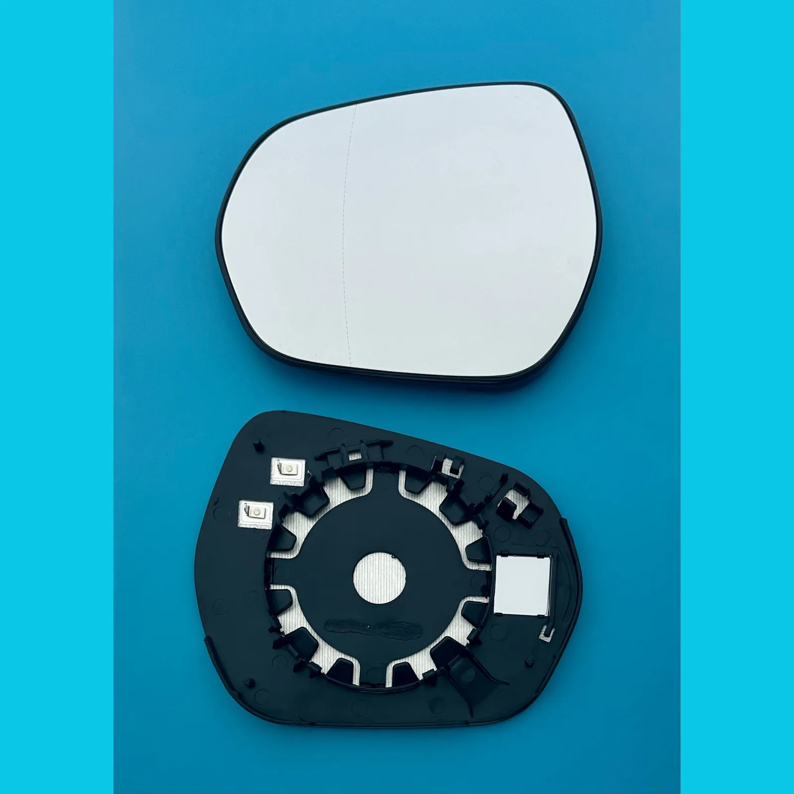 Ford Puma Clip-on Wing Mirror Glass 2019 onwards — Heated, Convex, Blind-Spot — Left Passenger Side