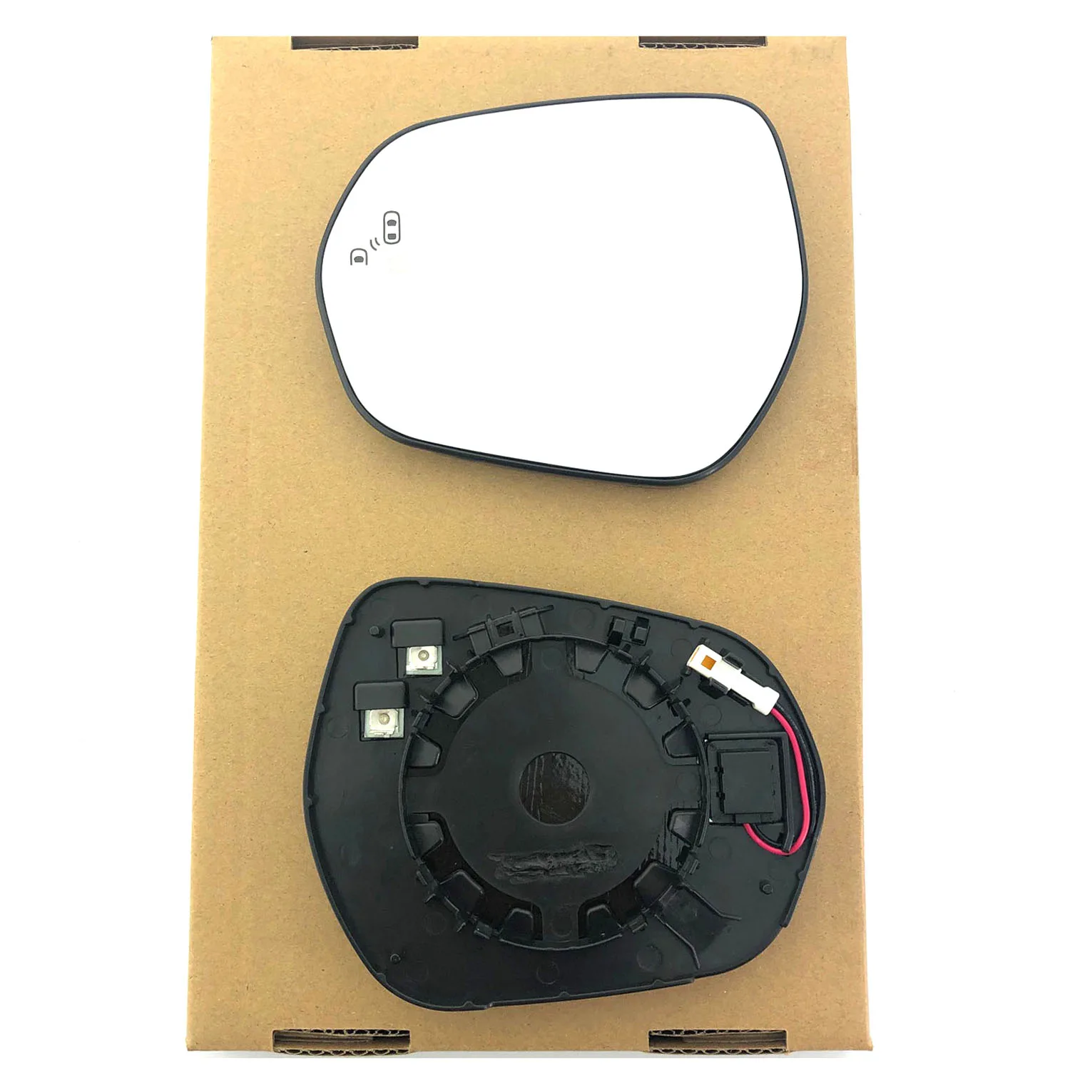 Ford Puma Clip-on Wing Mirror Glass 2019 onwards — Heated, Wide Angle, Blind-Spot — Left Passenger Side