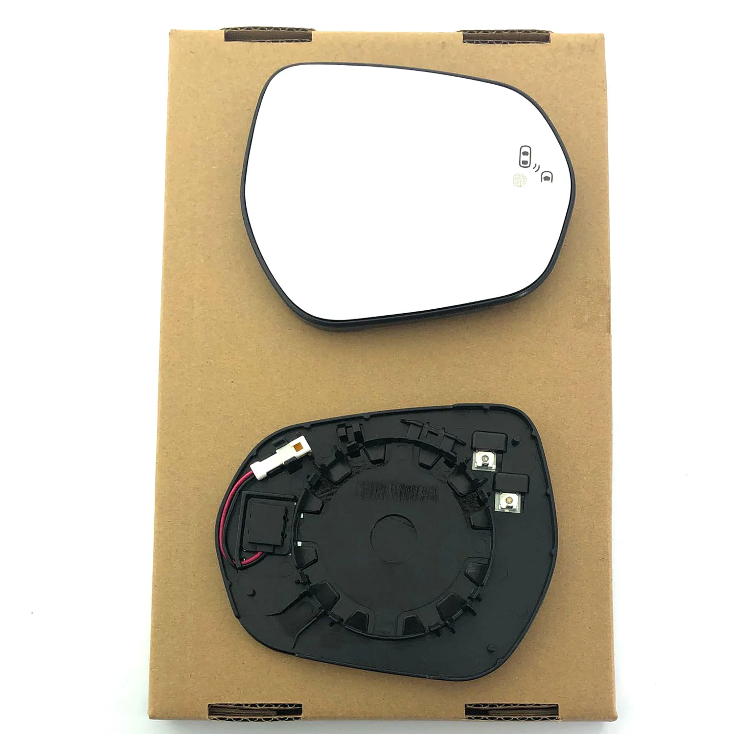 Ford Puma Clip-on Wing Mirror Glass 2019 onwards — Heated, Wide Angle, Blind-Spot — Right Driver Side