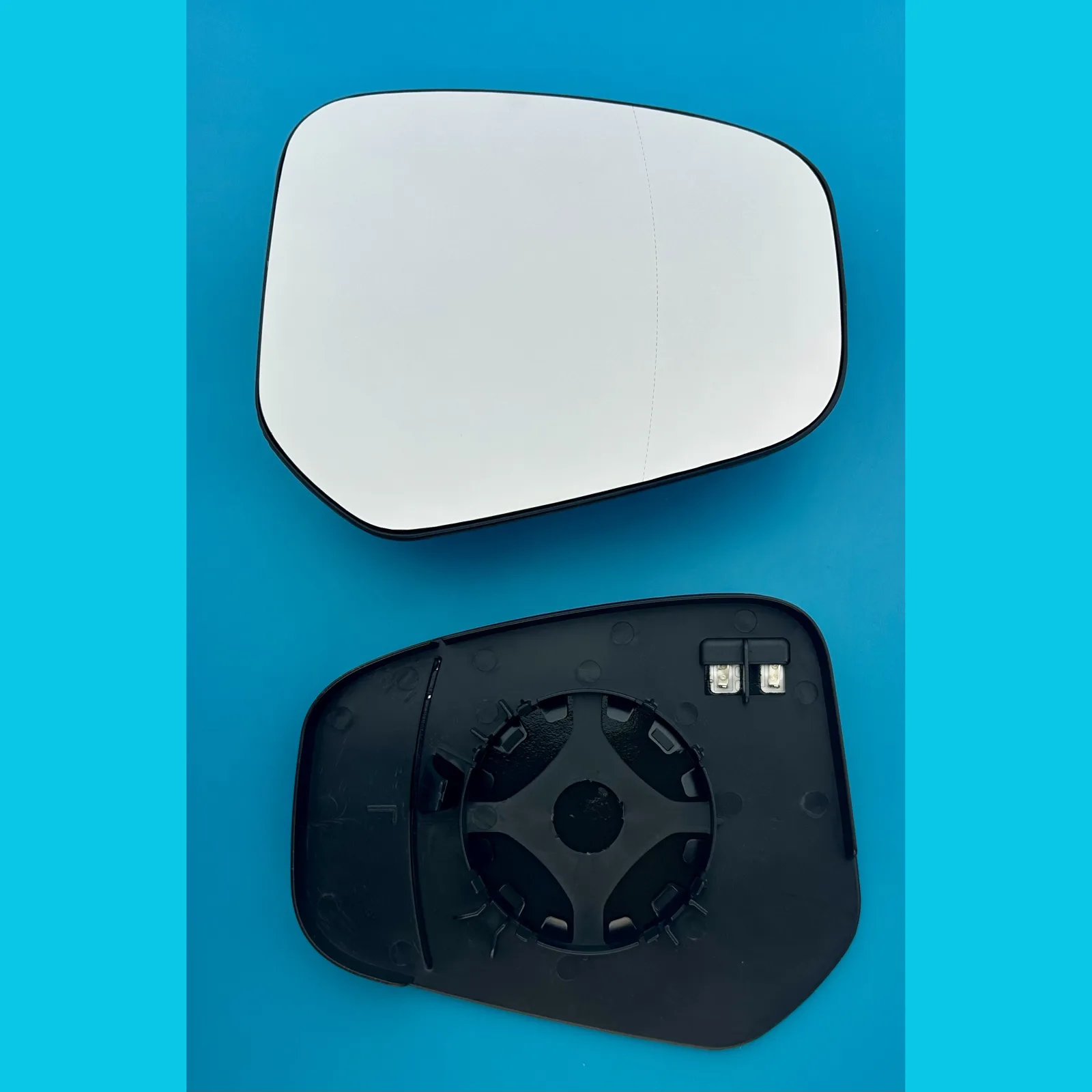Ford Transit Courier Clip-on Wing Mirror Glass 2014-2024 — Heated, Wide Angle — Right Driver Side