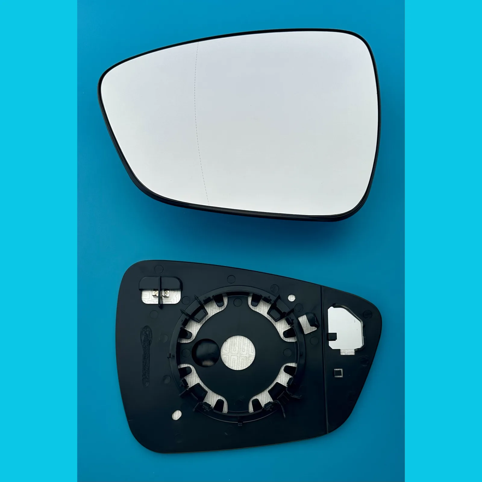 Ford Kuga Clip-on Wing Mirror Glass 2020 onwards — Heated, Wide Angle — Left Passenger Side