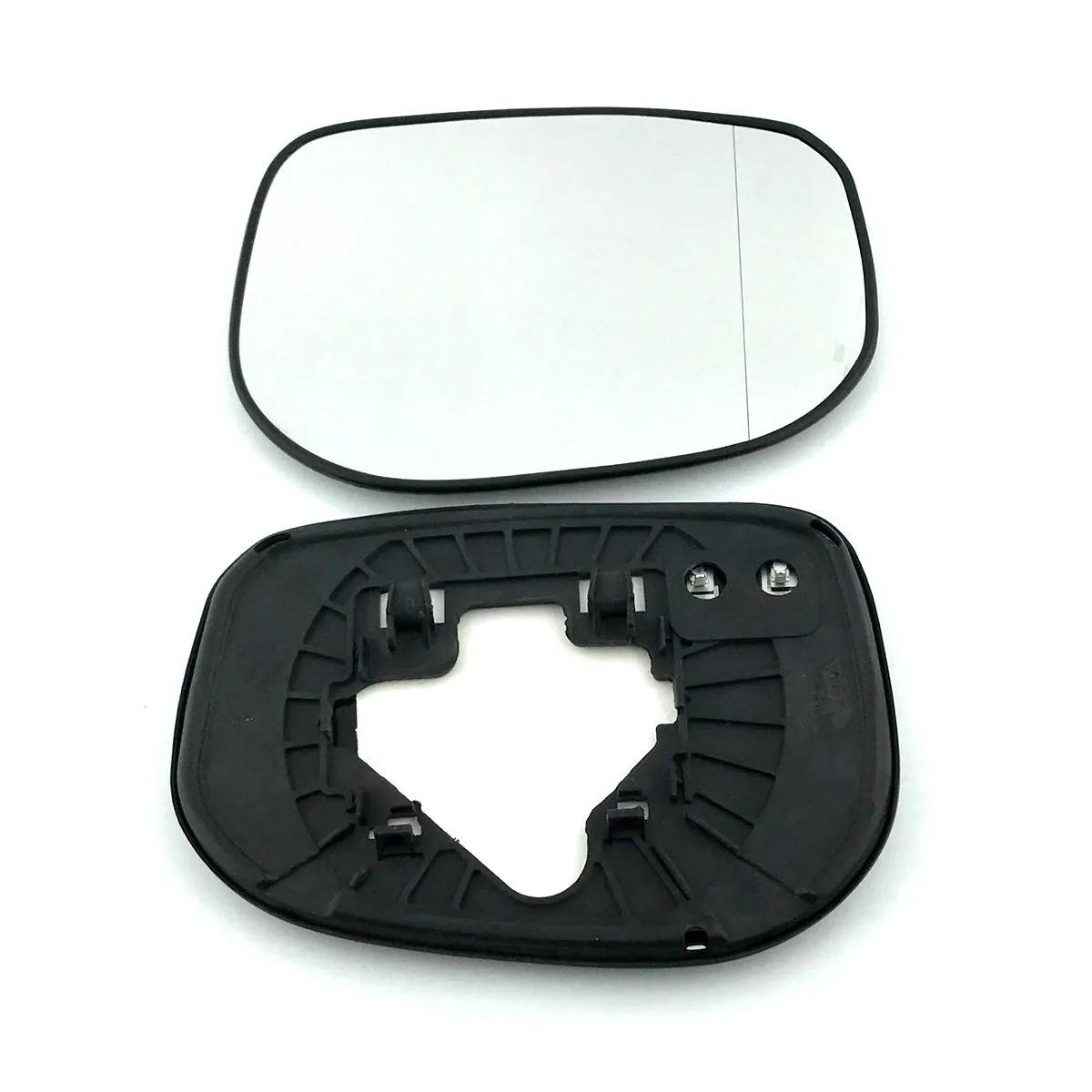 Honda Jazz Clip-on Wing Mirror Glass 2013-2015 — Heated, Convex — Left Passenger Side