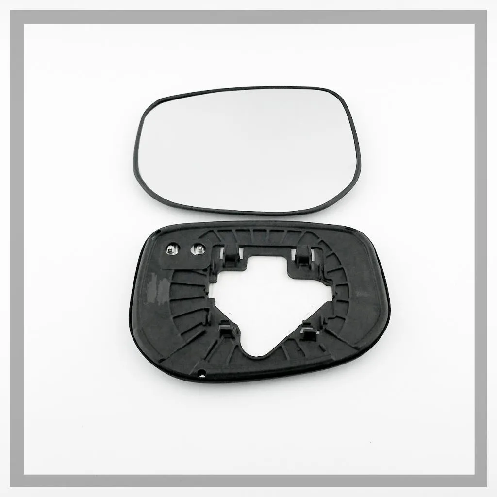 Honda Jazz Clip-on Wing Mirror Glass 2013-2015 — Heated, Convex — Right Driver Side