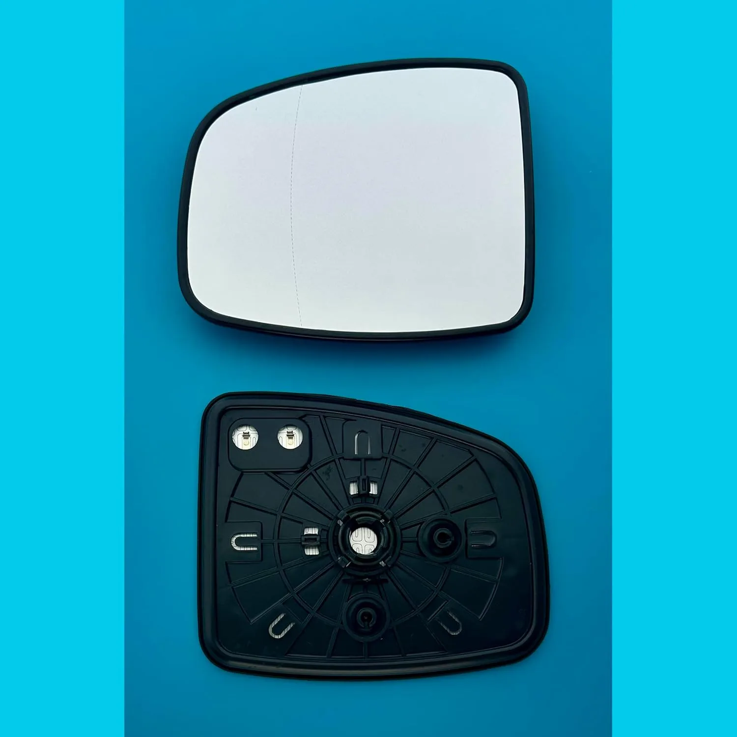 Honda Jazz Clip-on Wing Mirror Glass 2013-2019 — Heated — Left Passenger Side