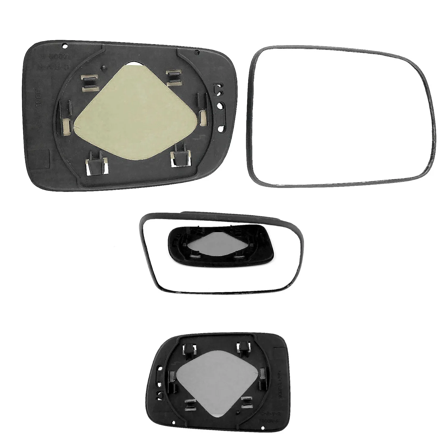 Honda CRV Clip-on Wing Mirror Glass 2003-2006 — Heated, Convex — Right Driver Side