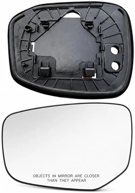 Honda Civic Clip-on Wing Mirror Glass 2012-2017 — Heated, Convex — Left Passenger Side