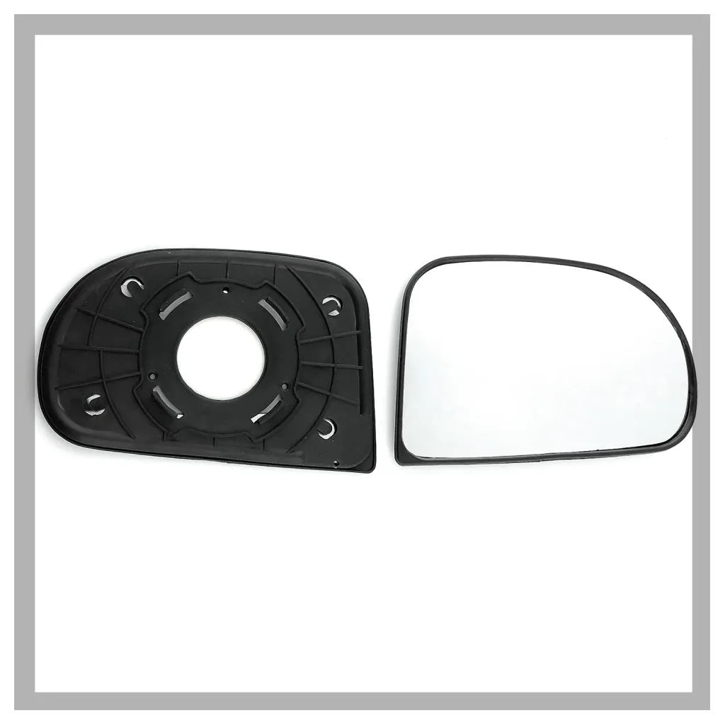Hyundai Atos Clip-on Wing Mirror Glass 1998-2007 — Heated, Convex — Right Driver Side