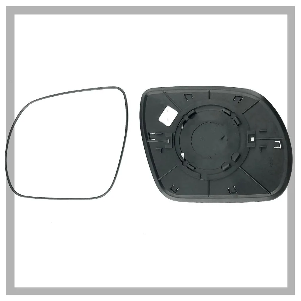 Hyundai Santa Fe Clip-on Wing Mirror Glass 2010-2012 — Heated, Convex — Left Passenger Side