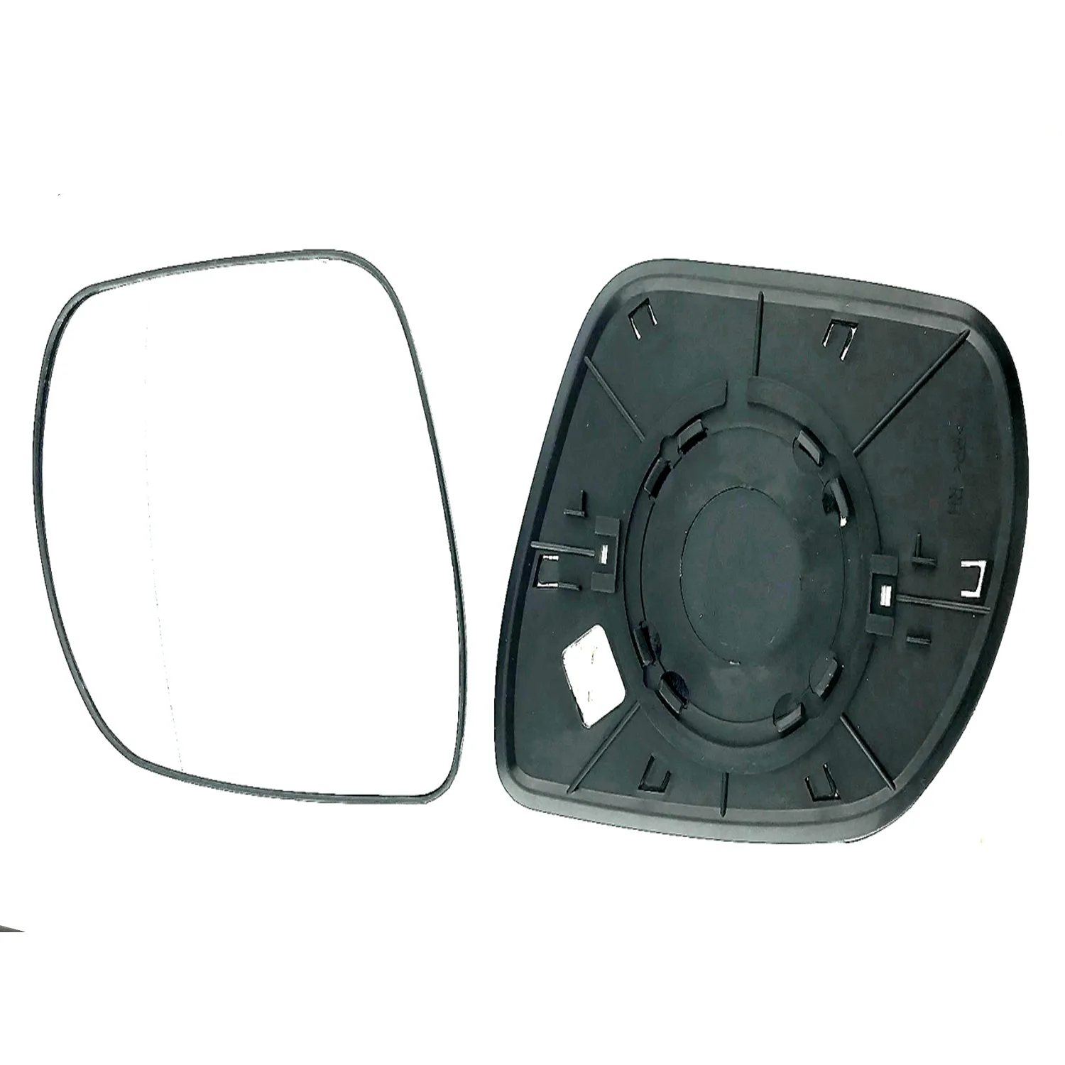 Hyundai Santa Fe Clip-on Wing Mirror Glass 2010-2012 — Heated, Wide Angle — Right Driver Side