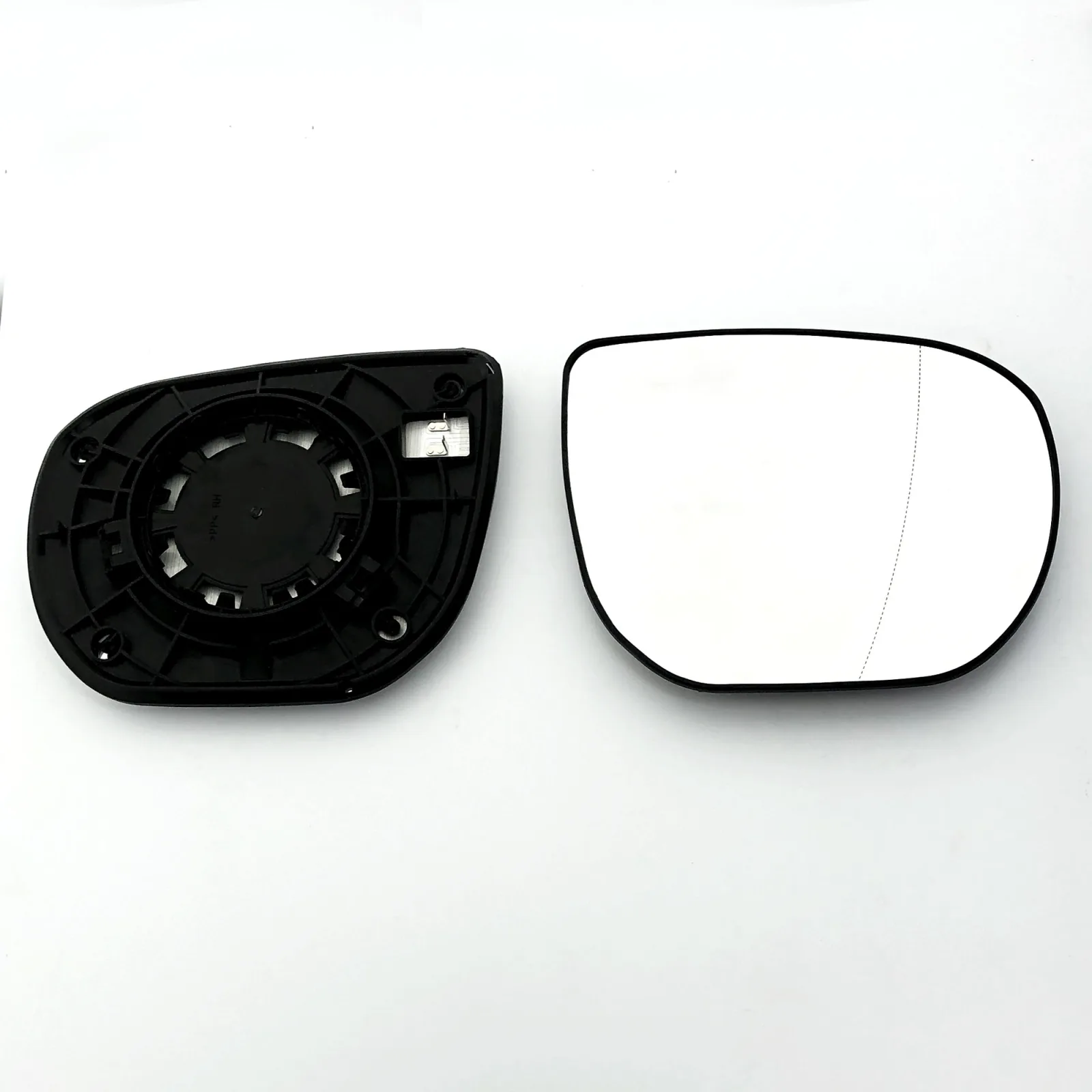 Clip on Wing Mirror Glass — Right Driver Side