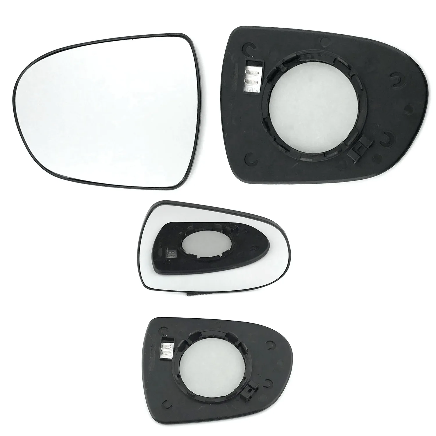 Hyundai i40 Clip-on Wing Mirror Glass 2011-2015 — Heated, Convex — Left Passenger Side