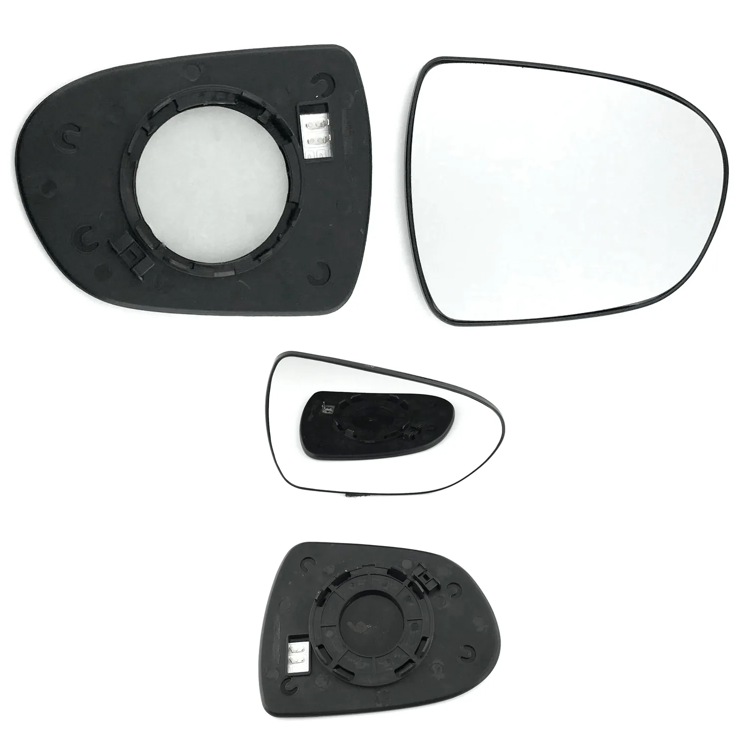 Hyundai i40 Clip-on Wing Mirror Glass 2011-2015 — Heated, Convex — Right Driver Side