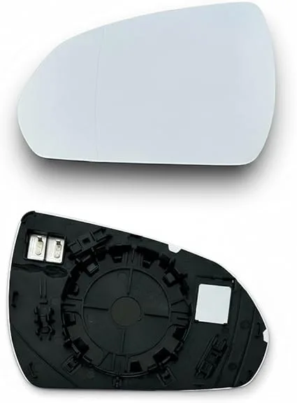 Clip on Wing Mirror Glass — Left Passenger Side