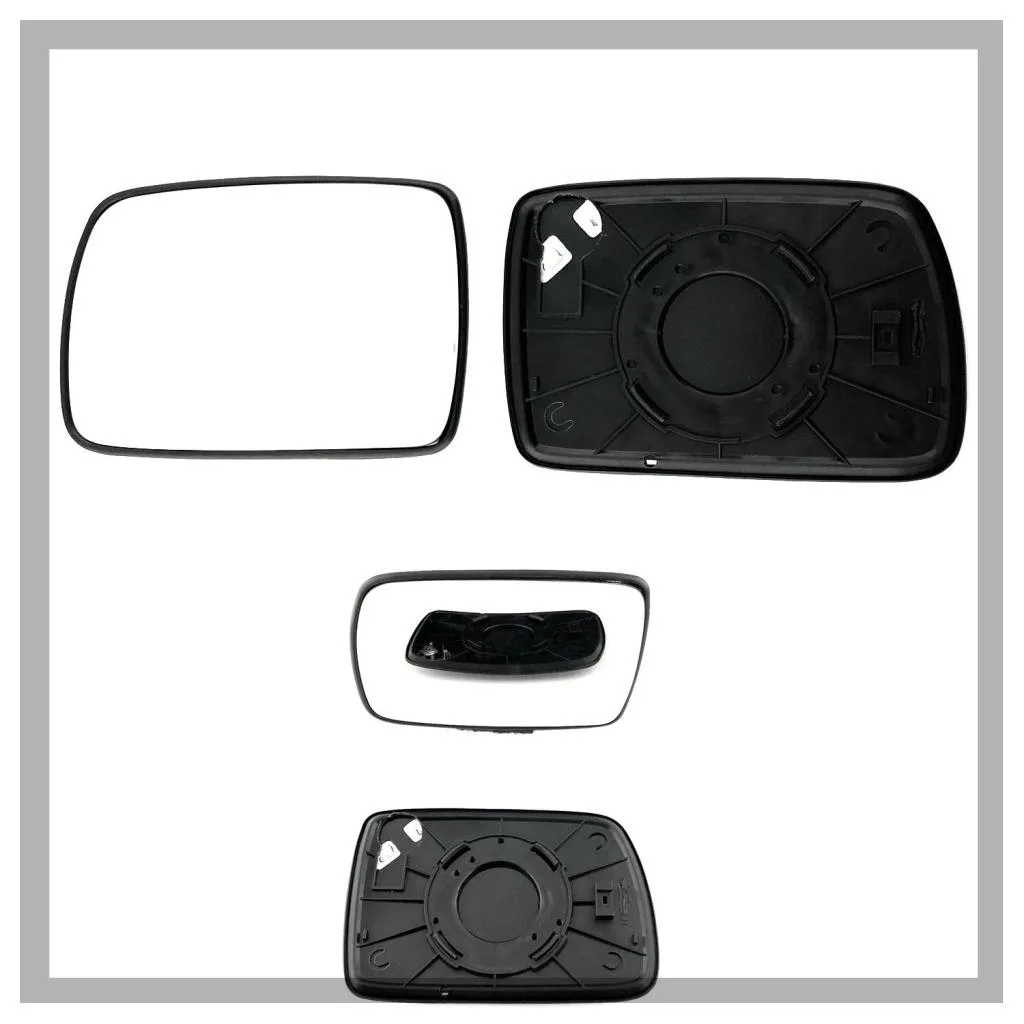 Clip on Wing Mirror Glass — Left Passenger Side
