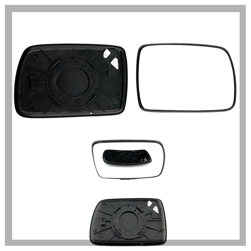 Clip on Wing Mirror Glass — Right Driver Side