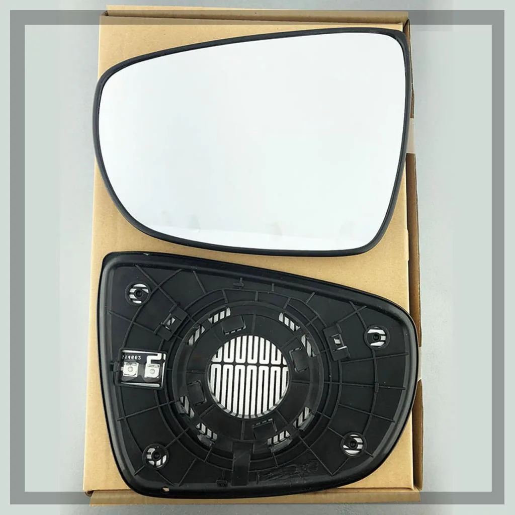 Kia Carens Clip-on Wing Mirror Glass 2013-2018 — Heated, Convex — Left Passenger Side