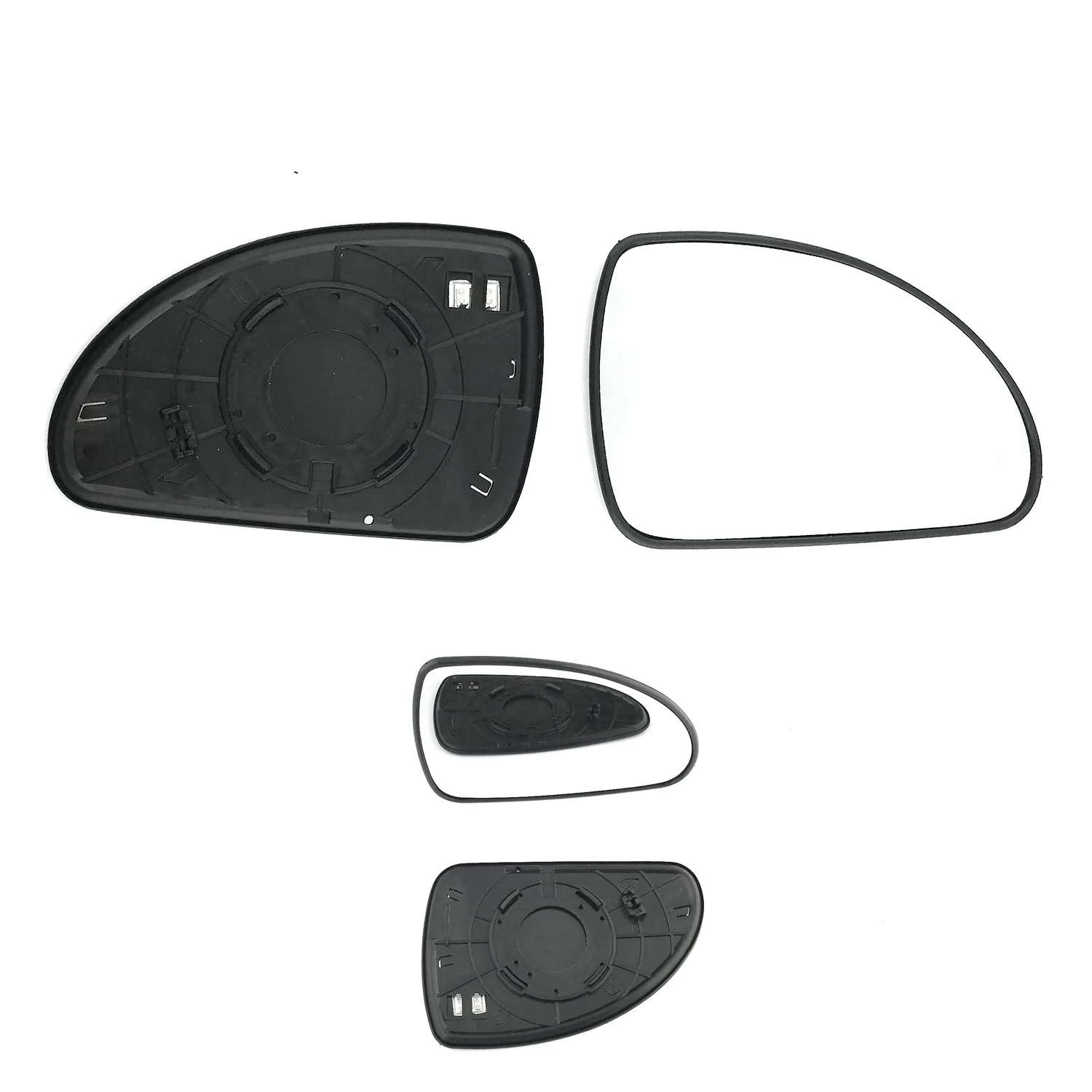 Kia Ceed Clip-on Wing Mirror Glass 2006-2009 — Heated, Wide Angle — Right Driver Side