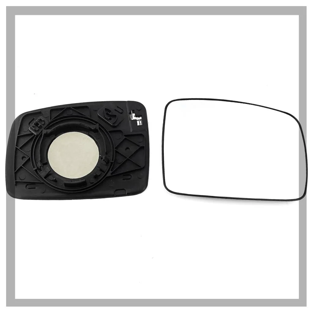 Clip on Wing Mirror Glass — Right Driver Side
