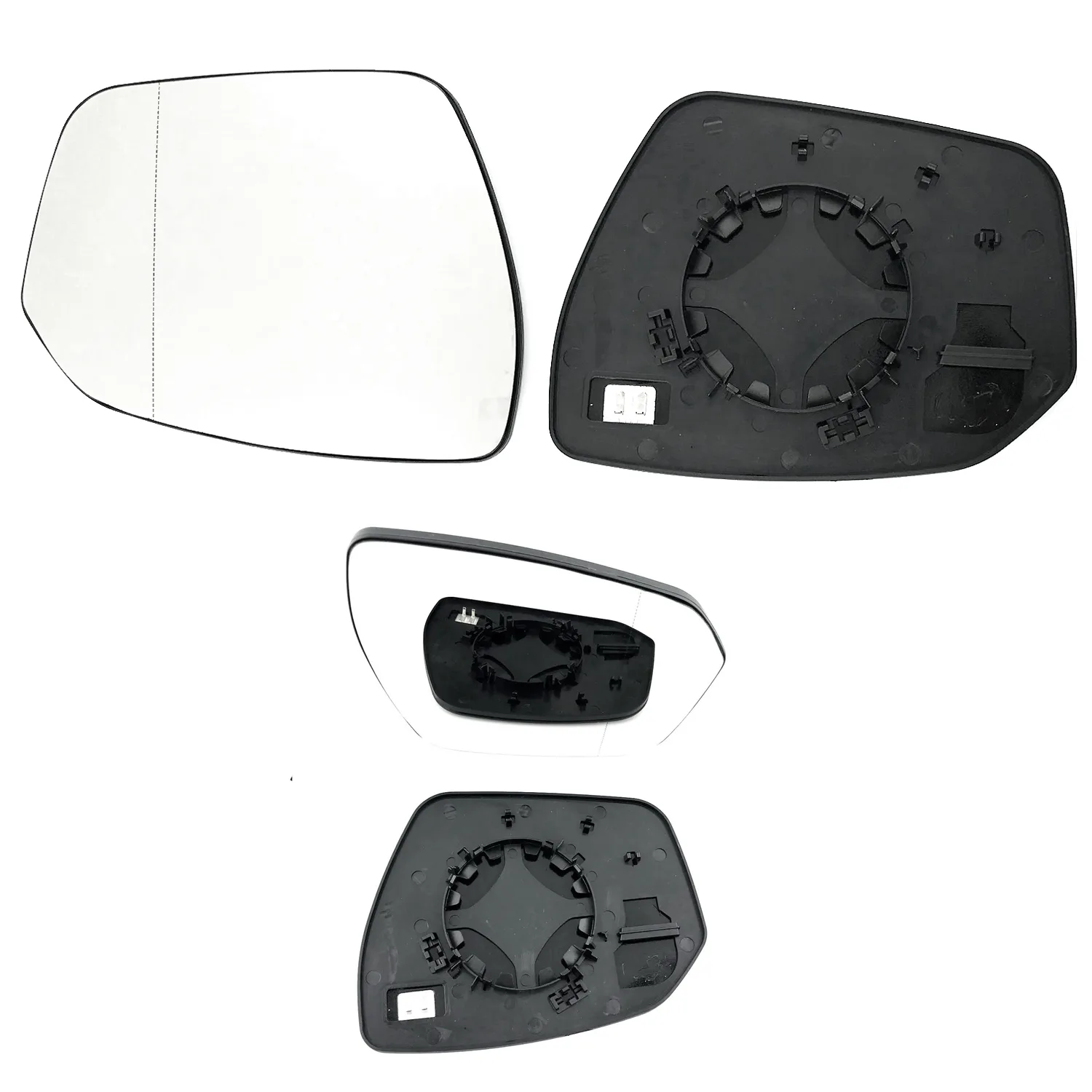 Land Rover Range Rover Evoque Clip-on Wing Mirror Glass 2011-2014 — Heated, Convex — Right Driver Side