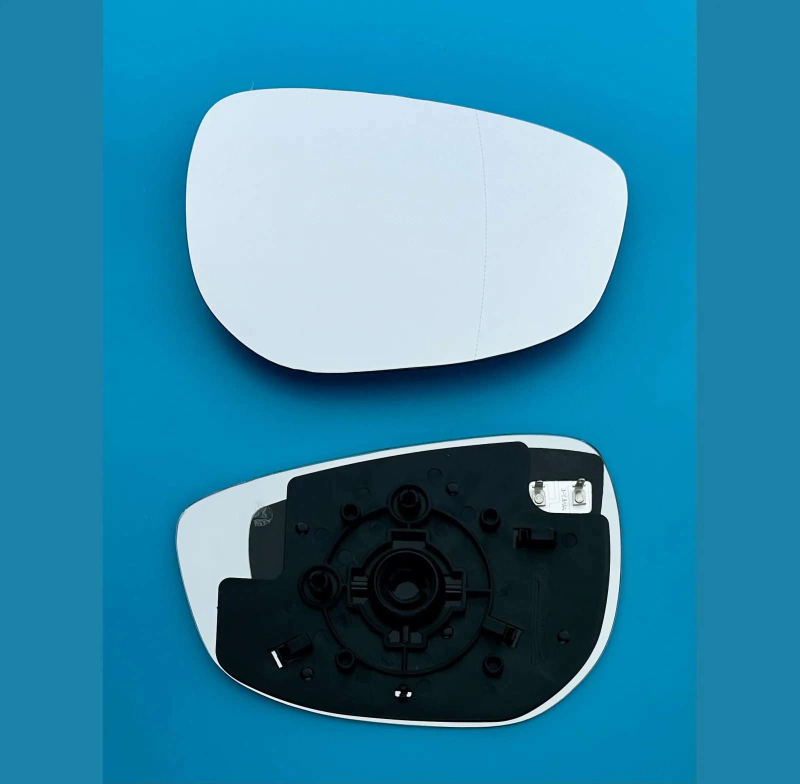 Mazda 3 Clip-on Wing Mirror Glass 2019-2021 — Heated, Wide Angle — Right Driver Side