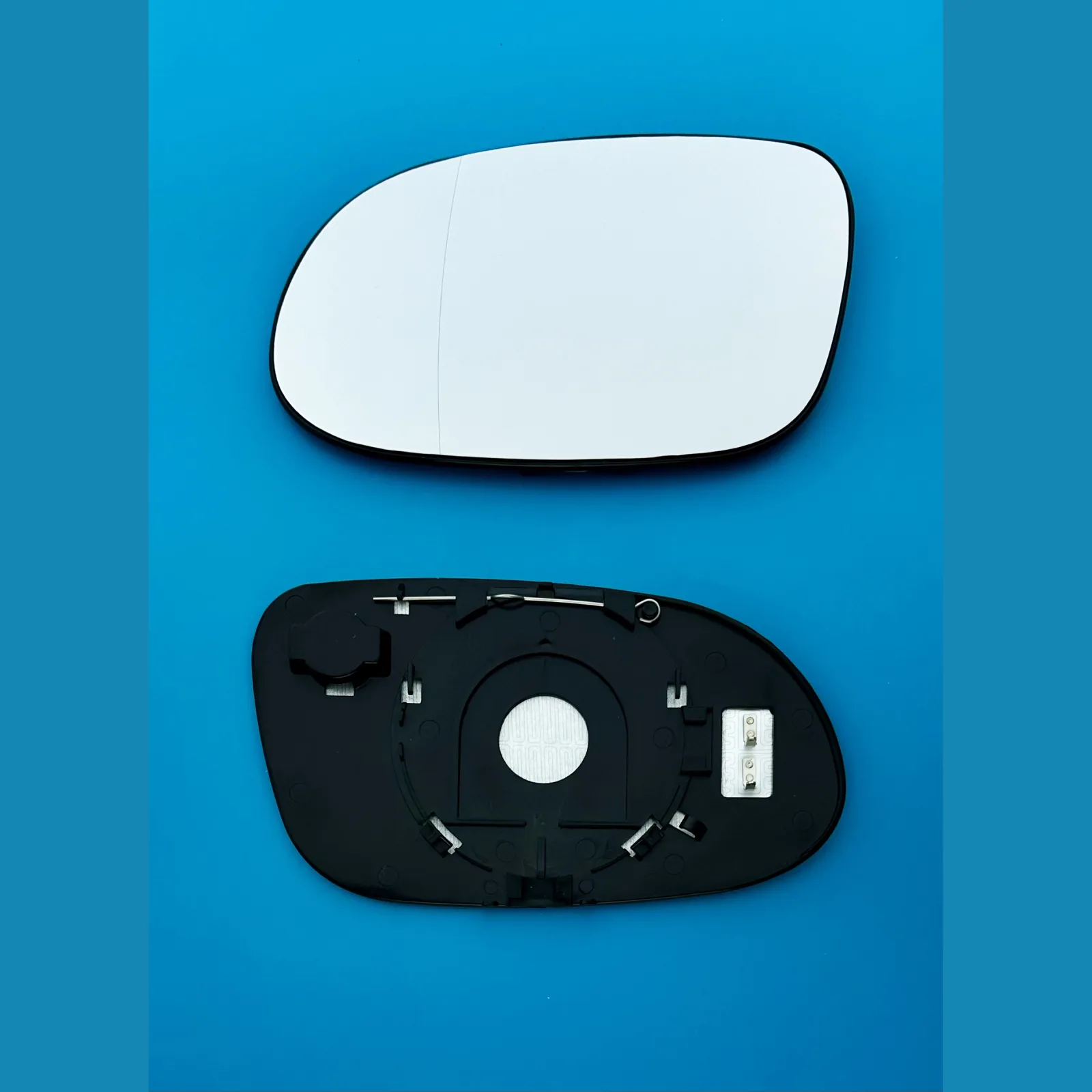 Clip on Wing Mirror Glass — Left Passenger Side