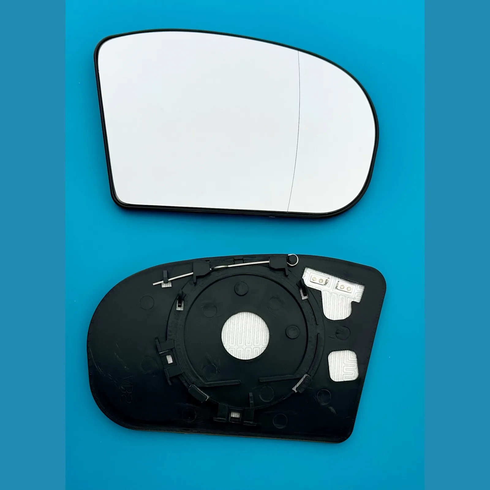 Clip on Wing Mirror Glass — Right Driver Side