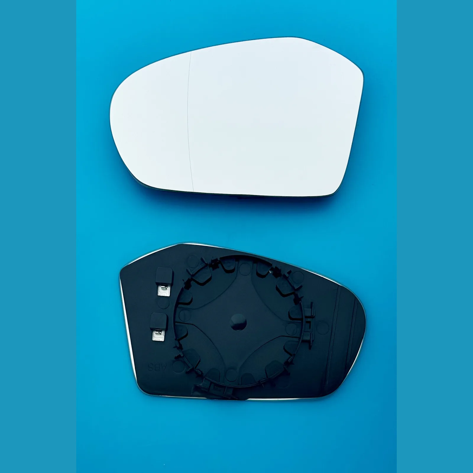Mercedes B Class Clip-on Wing Mirror Glass 2005-2008 — Heated, Wide Angle — Left Passenger Side