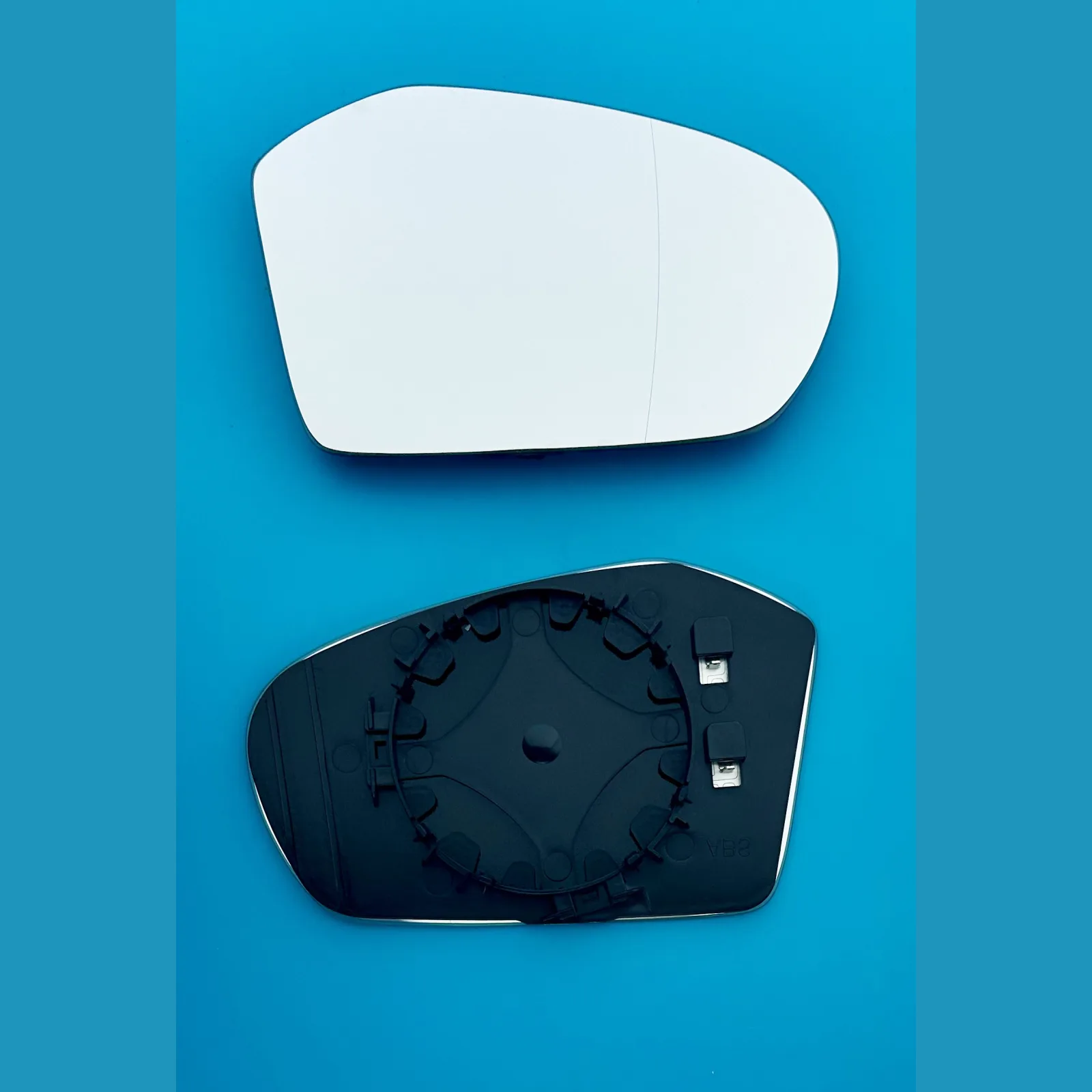 Mercedes B Class Clip-on Wing Mirror Glass 2005-2008 — Heated, Wide Angle — Right Driver Side