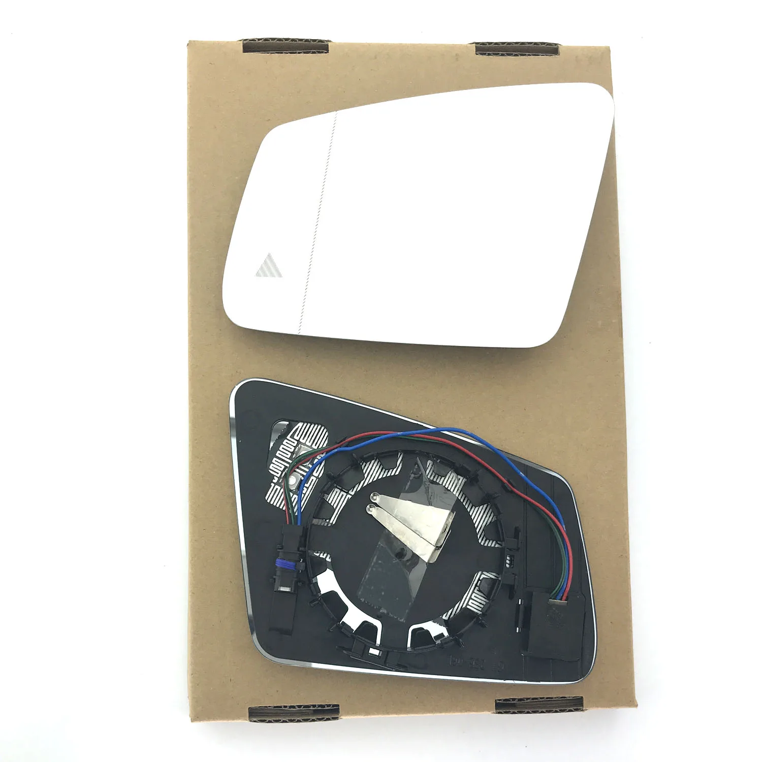 Mercedes A Class Clip-on Wing Mirror Glass 2013-2018 — Heated, Wide Angle, Blind-Spot — Left Passenger Side