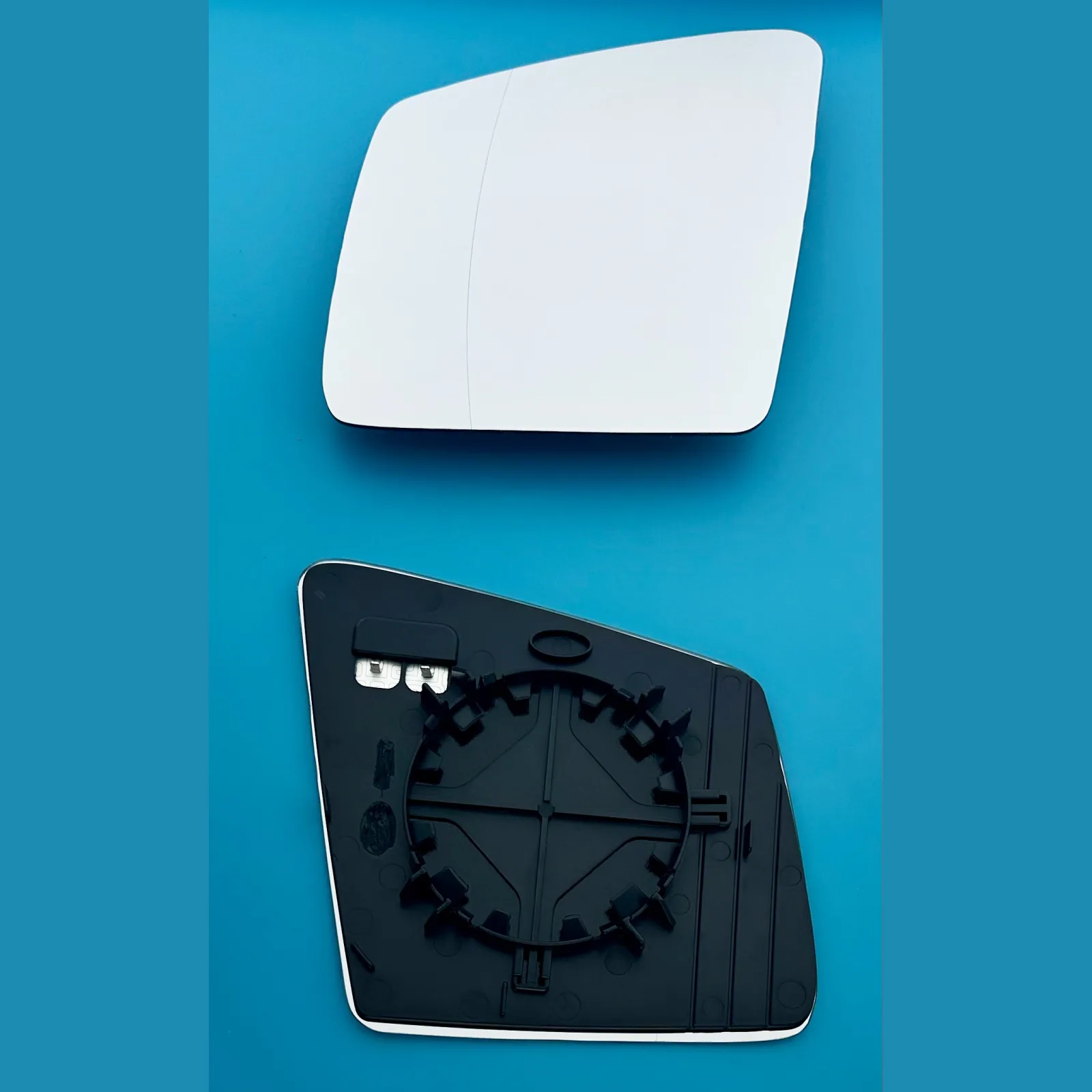 Mercedes ML Clip-on Wing Mirror Glass 2012-2020 — Heated, Wide Angle — Left Passenger Side