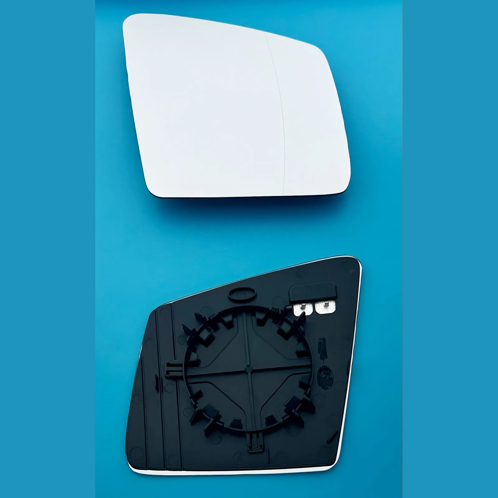 Mercedes ML Clip-on Wing Mirror Glass 2012-2020 — Heated, Wide Angle — Right Driver Side