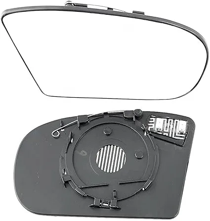 Mercedes C Class Clip-on Wing Mirror Glass 2007-2011 — Heated, Wide Angle — Right Driver Side