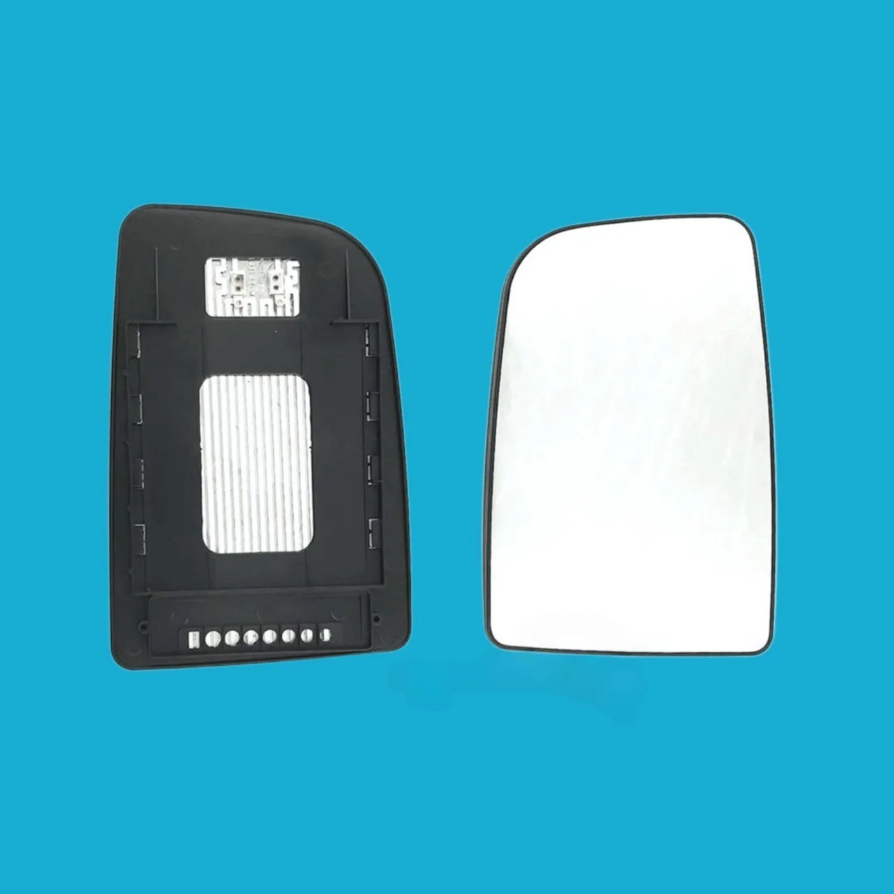 Volkswagen Crafter Clip-on Wing Mirror Glass 2007-2016 — Heated, Convex — Right Driver Side