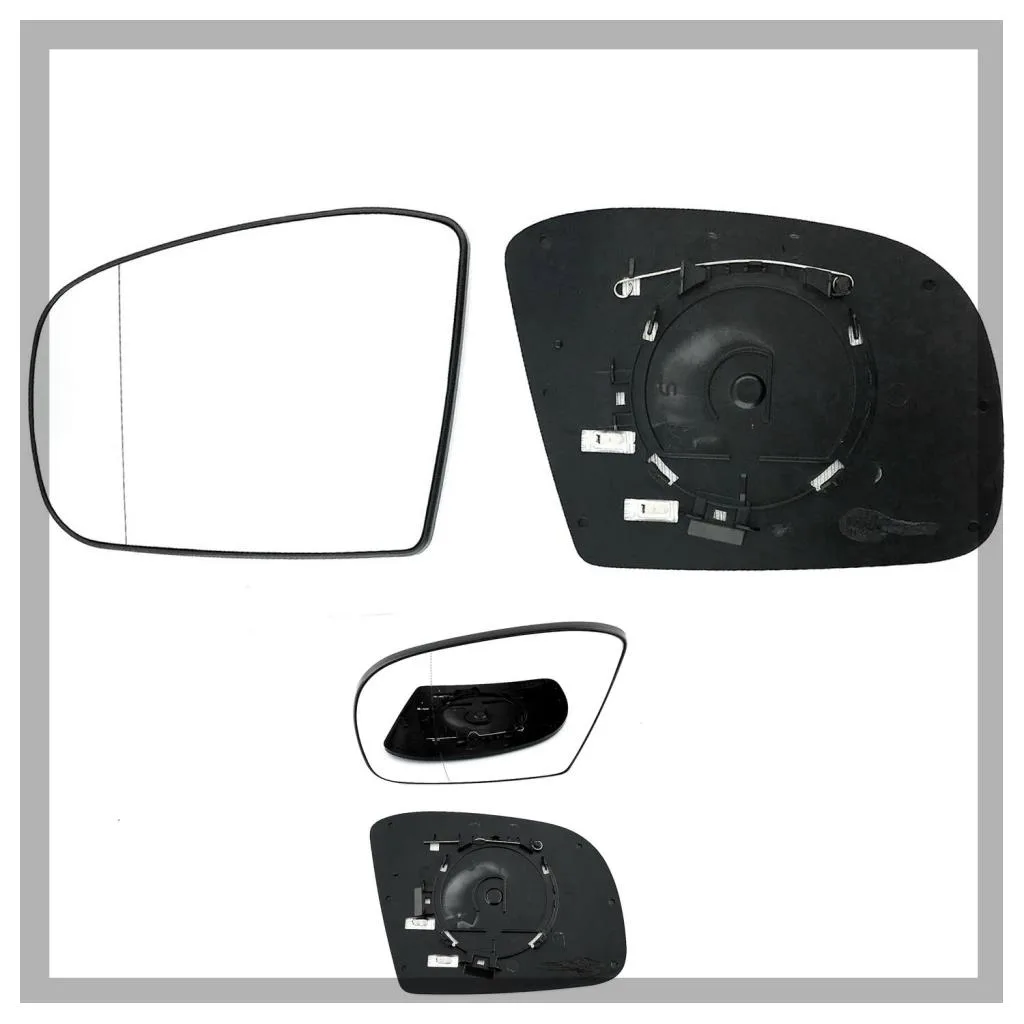 Mercedes GL Clip-on Wing Mirror Glass 2004-2007 — Heated, Wide Angle — Left Passenger Side