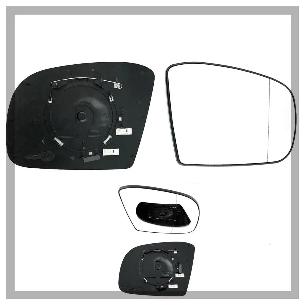Maxus Deliver 9 Clip-on Wing Mirror Glass 2020 onwards — Heated, Convex — Right Driver Side