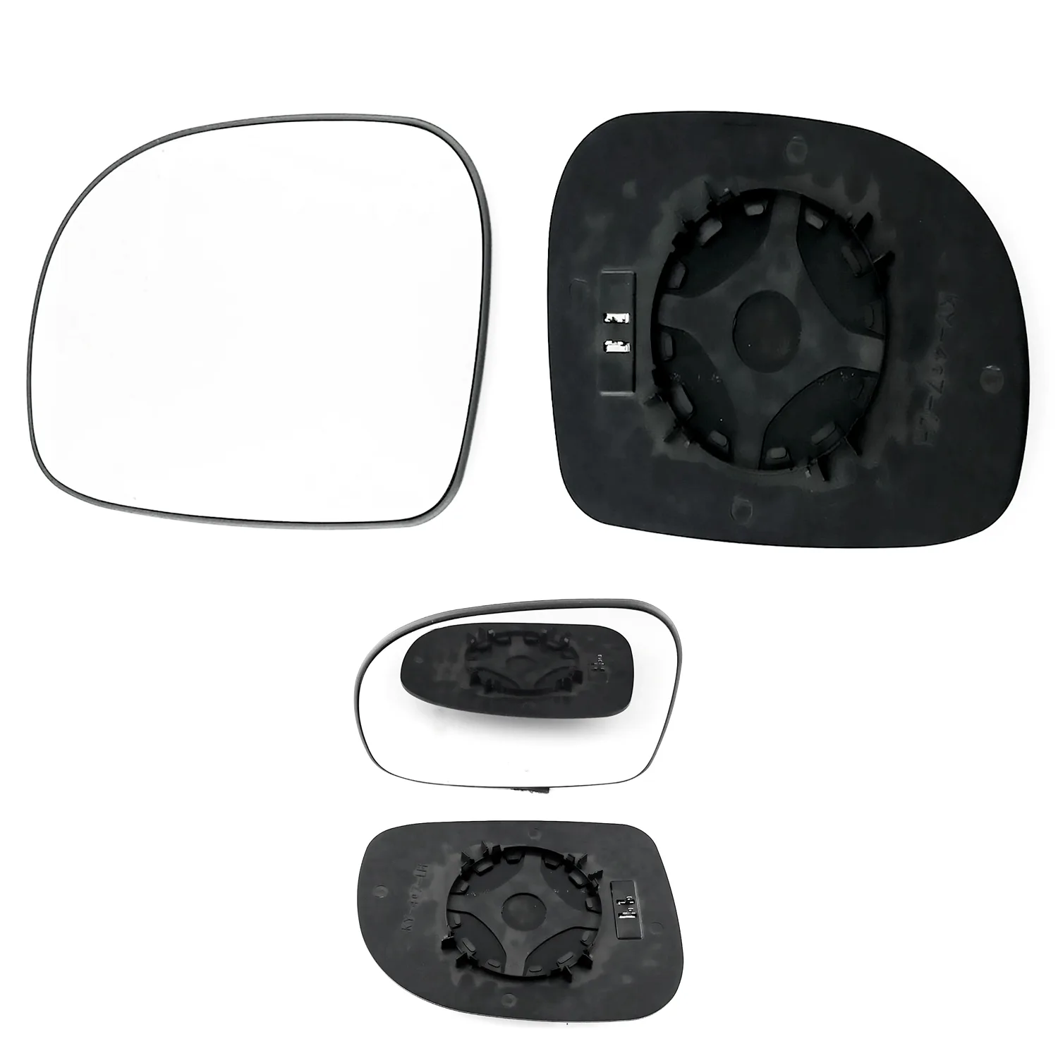Mercedes Viano Clip-on Wing Mirror Glass 2003-2010 — Heated, Wide Angle — Left Passenger Side