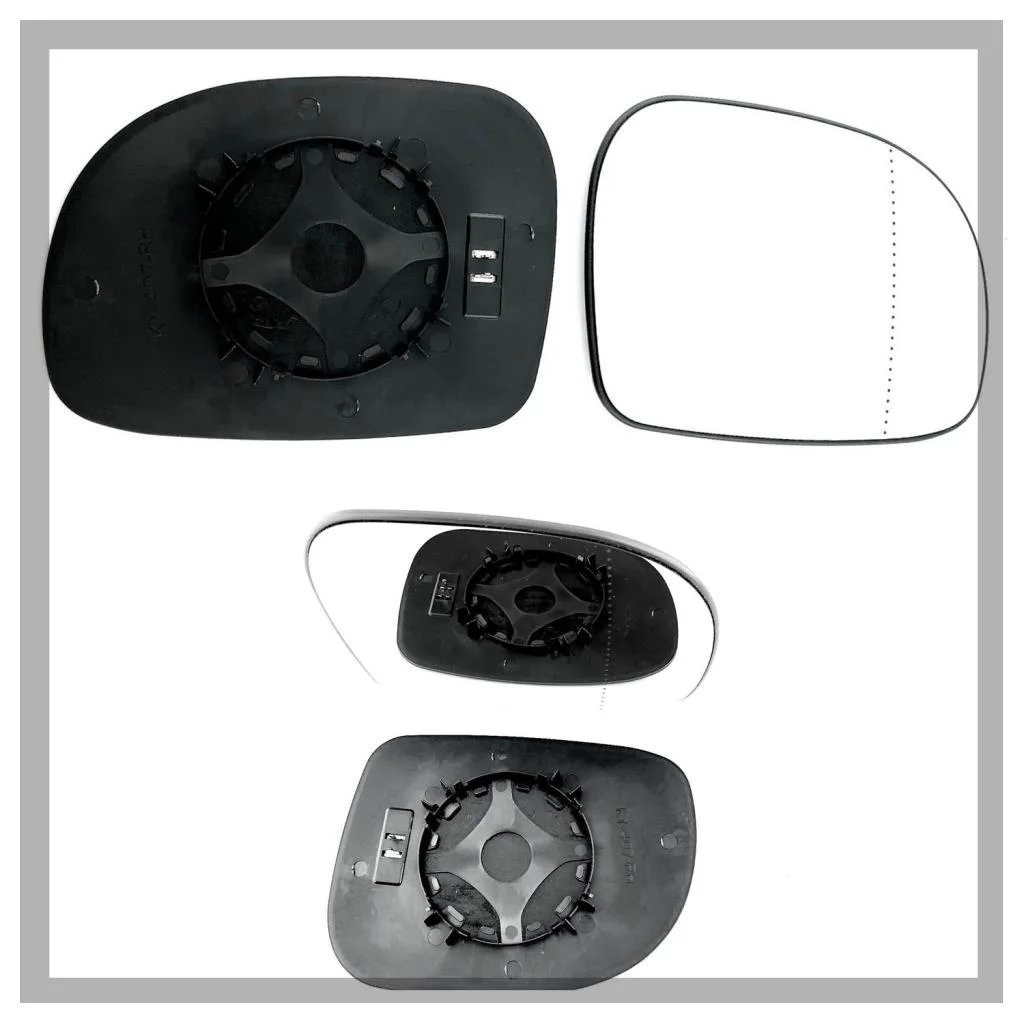Mercedes Viano Clip-on Wing Mirror Glass 2003-2010 — Heated, Wide Angle — Right Driver Side