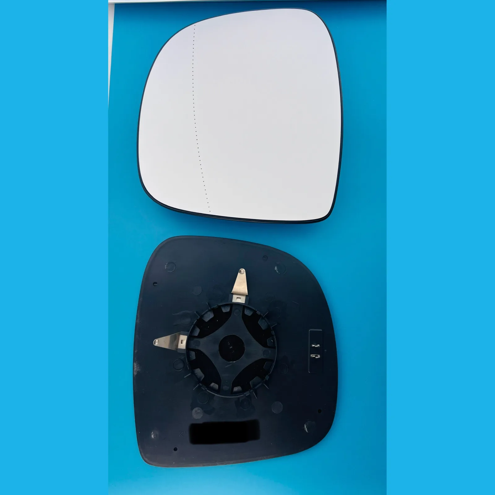 Mercedes Vito Clip-on Wing Mirror Glass 2004-2010 — Heated, Convex — Left Passenger Side