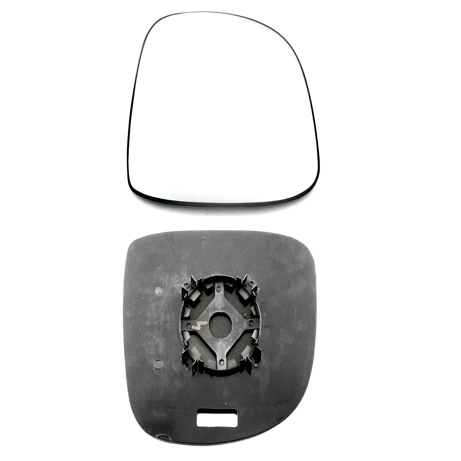 Clip on Wing Mirror Glass — Left Passenger Side