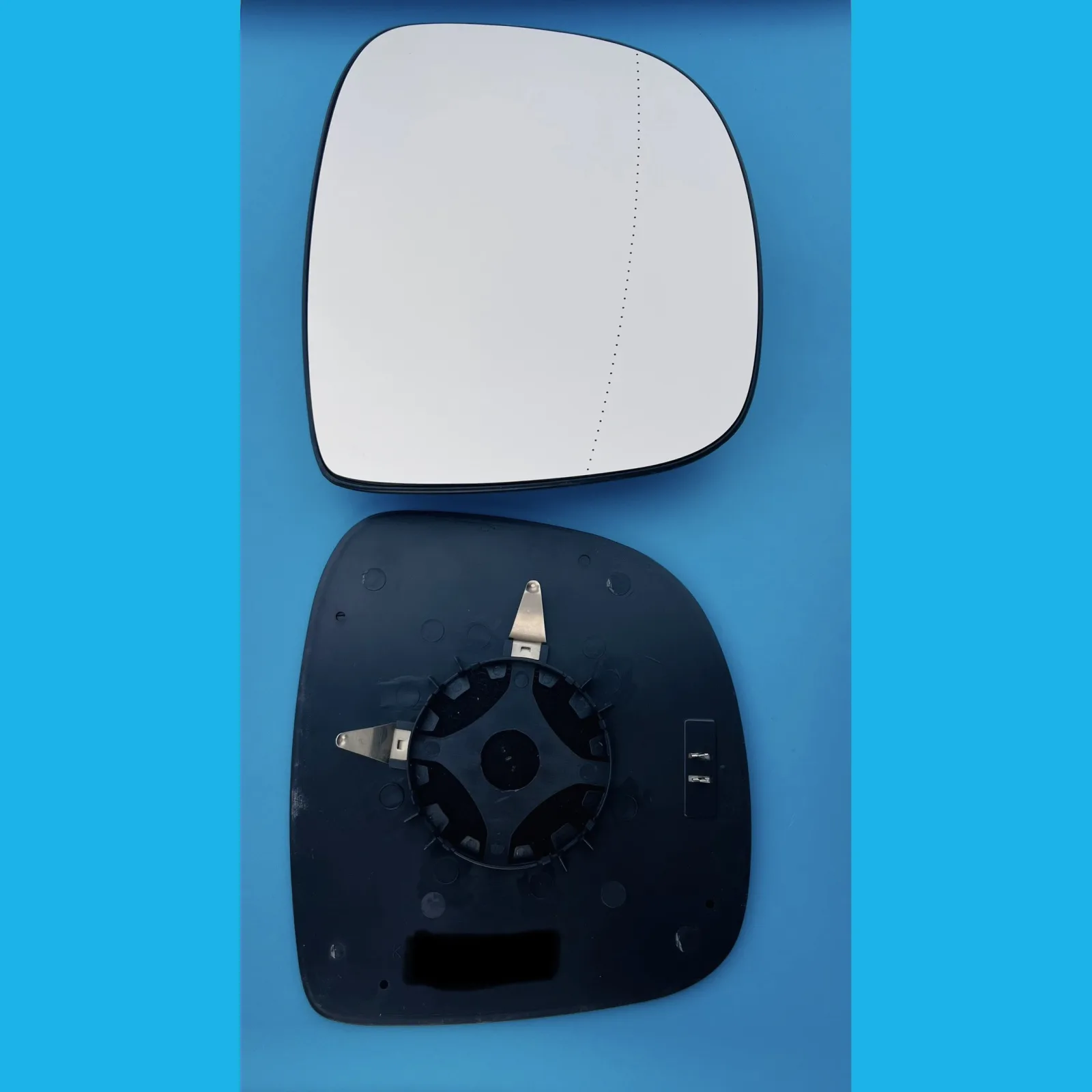 Mercedes Vito Clip-on Wing Mirror Glass 2004-2010 — Heated, Convex — Right Driver Side