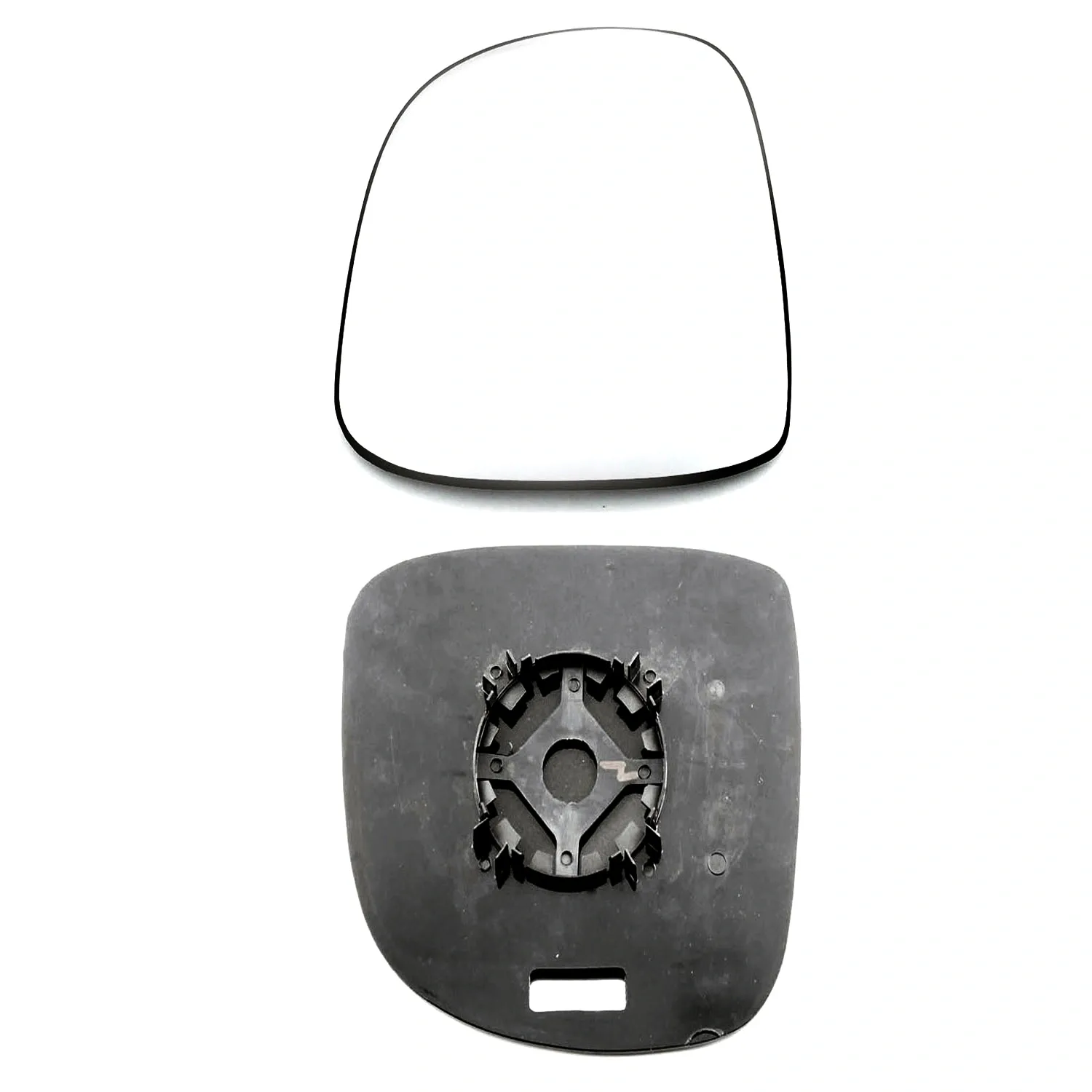 Mercedes Vito Clip-on Wing Mirror Glass 2004-2010 — Non-heated, Convex — Right Driver Side